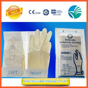 luvas cirúrgicas de látex estéreis