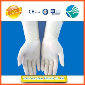 luvas cirúrgicas médicas de látex