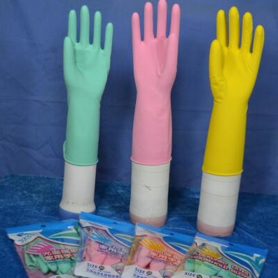 Luvas de látex para uso doméstico