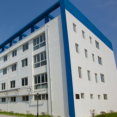 Exibição externa da fábrica da linha de produção